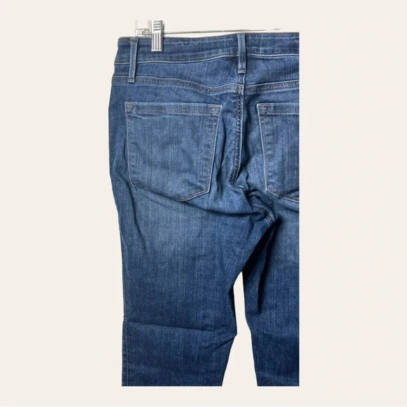 0830. ANN TAYLOR LOFT CURVY SKINNY DENIM JEANS SIZE 26 MEDIUM WASH DENIM COLOR - Picture 8 of 9